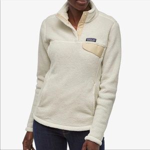 PATAGONIA Re-Tool Snap T Fleece Pullover XS Raw
Linen - White